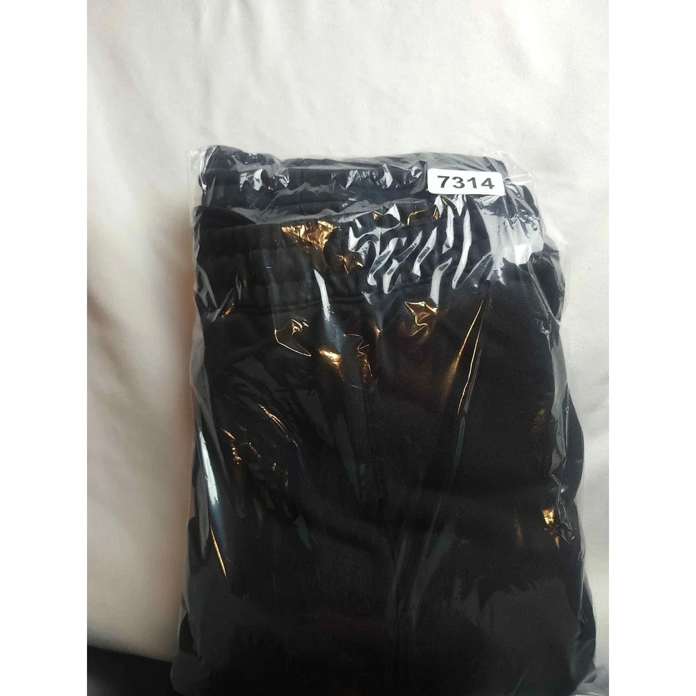 Jordan Jumpman Air Mens XL Black Fleece Basketball Shorts Tape Logo Side Stripe